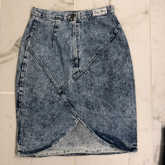 Paris Blues Dresses & Skirts - Vintage Paris blues denim skirt